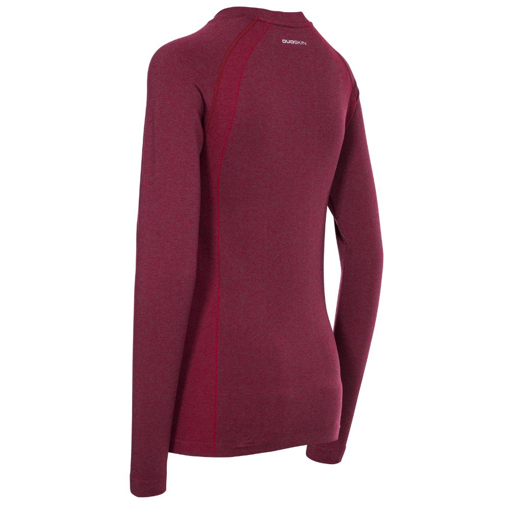 Trespass Welina Women's Thermal Base Layer Top - Warm Fleece Lined Long Sleeve Shirt for Hiking, Skiing & Winter Outdoor Activities