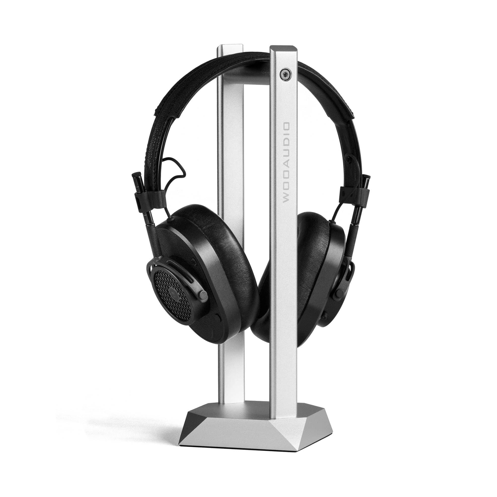 Premium Woo Audio HPS H Aluminum Headphone Stand - Durable & Stylish Holder for Audiophile Headphones - Perfect for Home Office, Studio & Gaming Setup