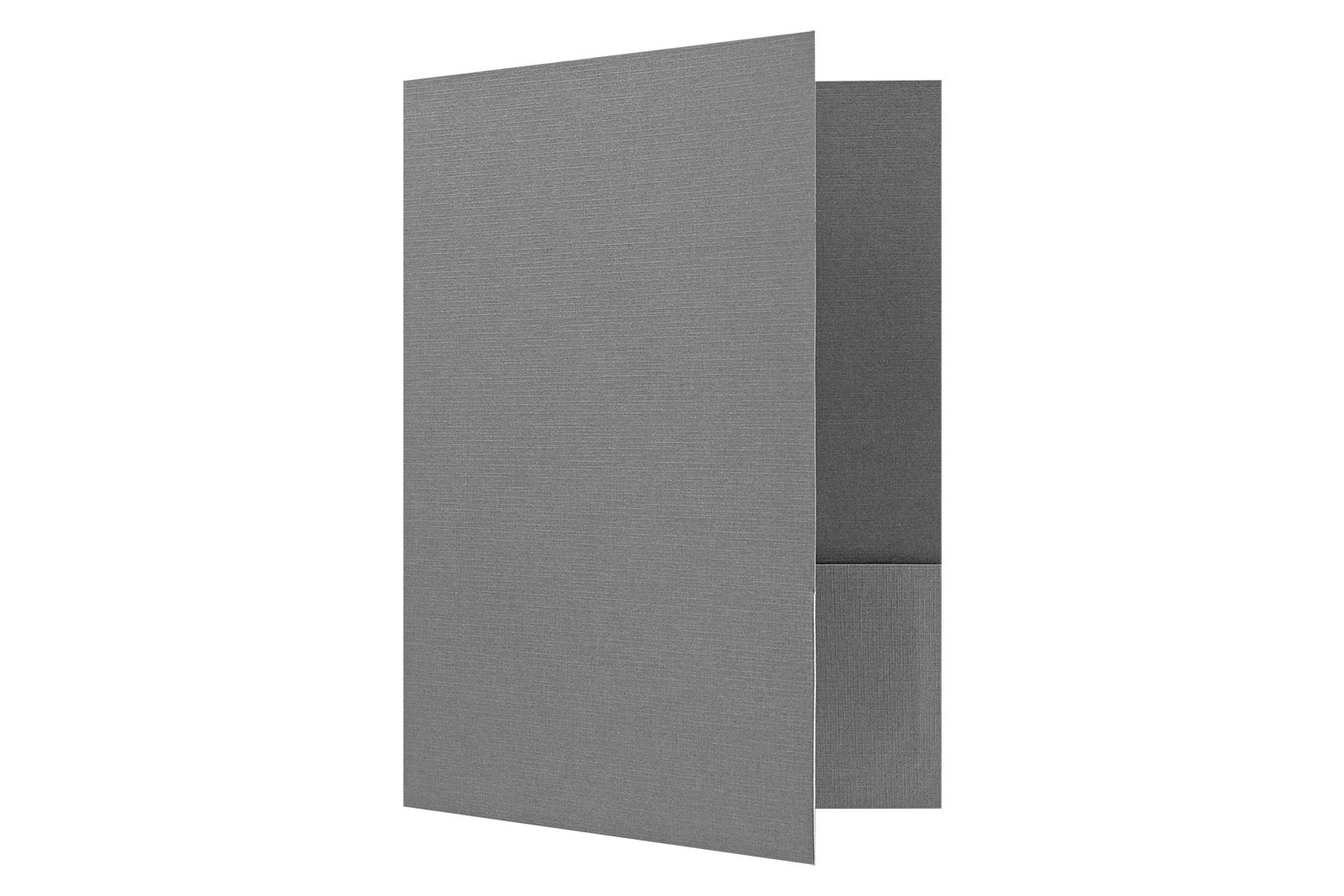 LUXPaper 9 x 12 Premium Presentation Folders - 2 Pocket Business Folders - 25 Pack Sterling Gray Linen | Professional Document Organizer for Tax Season, Brochures, Sales Materials | Perfect for Office, School, Business Meetings & Client Presentations