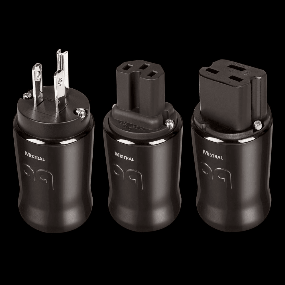AudioQuest Mistral AC Power Plug - NEMA 5-15 US Standard for High-End Audio Systems | Perfect for Home Theater & Audiophile Setups