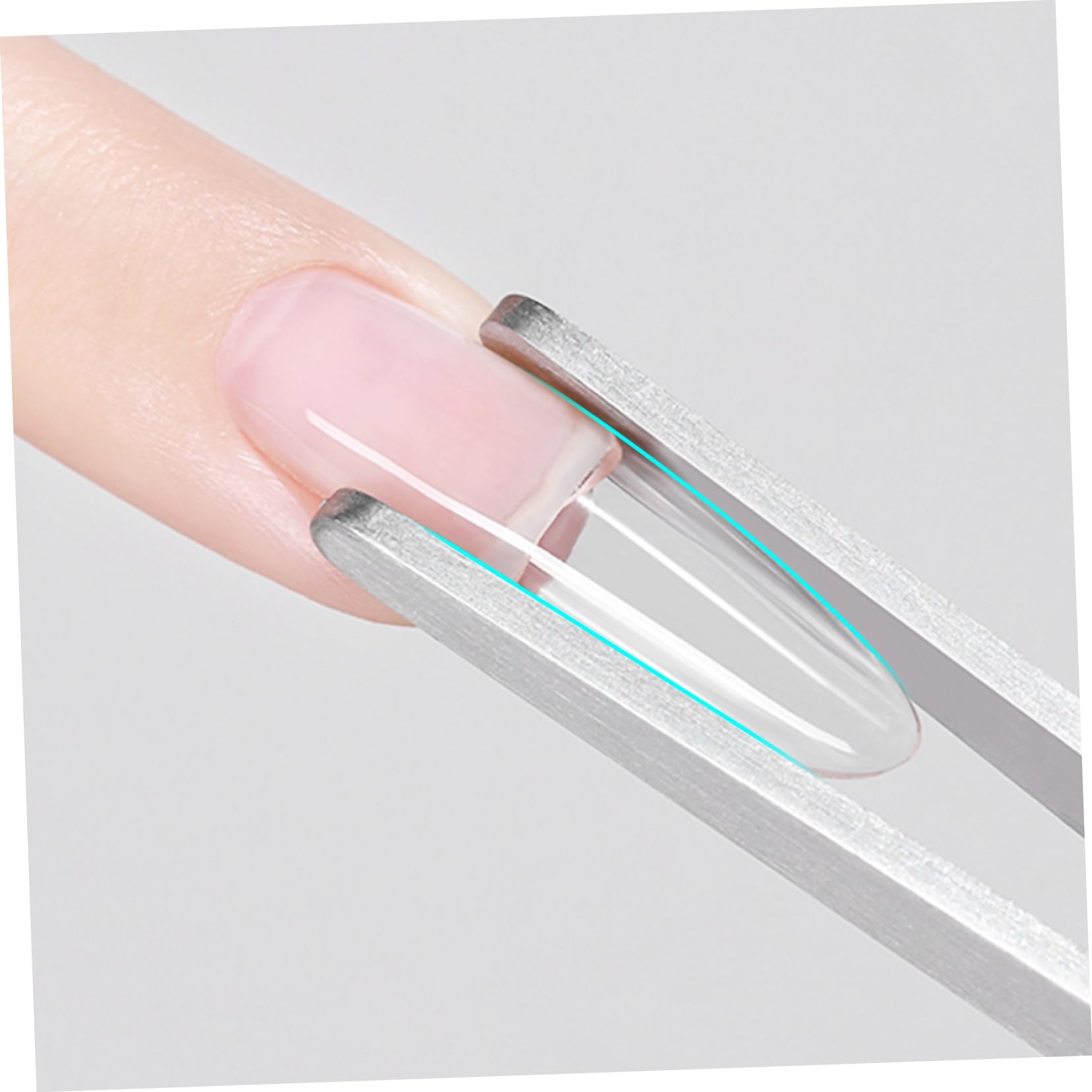 Professional Metal Nail Shaping Tweezers - Manicure Tools for Nail Art, Clipping & Shaping - Durable Stainless Steel Nail Clippers with Wooden Handle - Perfect for DIY Nail Care, Salon & Home Use