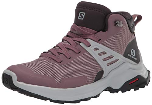 Salomon Women's X Raise Mid Gore-Tex Waterproof Hiking Boots - Lightweight & Durable for Outdoor Adventures, Trail Walking & Mountain Climbing