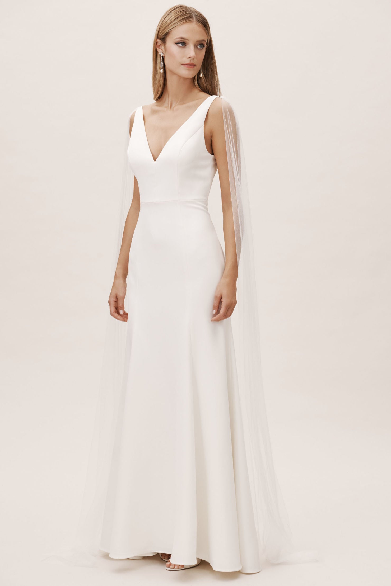 Jenny Yoo Tana Gown - Elegant A-Line Wedding Dress with Lace Appliques | Perfect for Bridal Ceremonies, Formal Events & Special Occasions