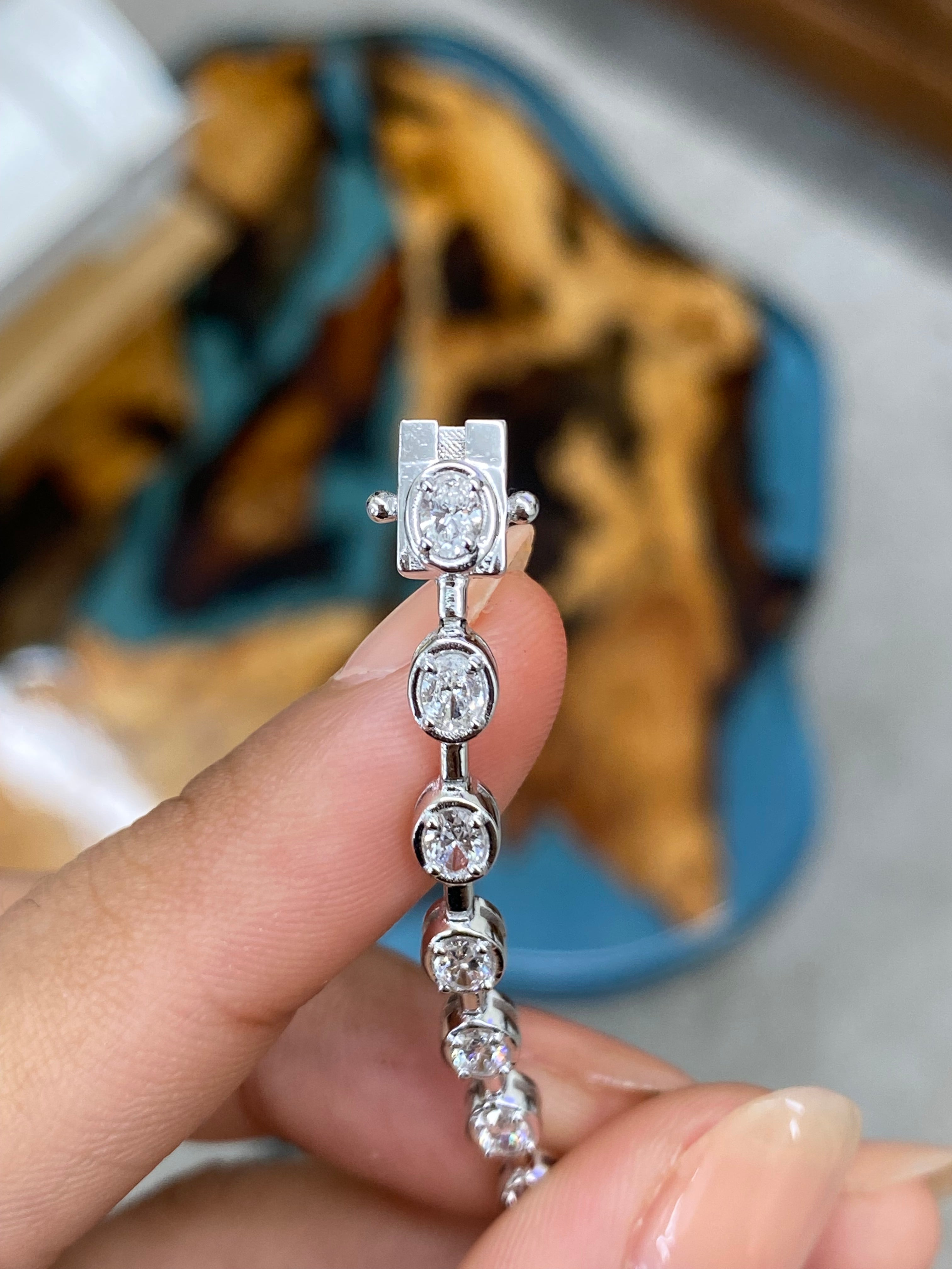 2.81 CT Lab-Created Tennis Bracelet for Women - Elegant Cubic Zirconia Tennis Bracelet for Everyday Wear & Special Occasions