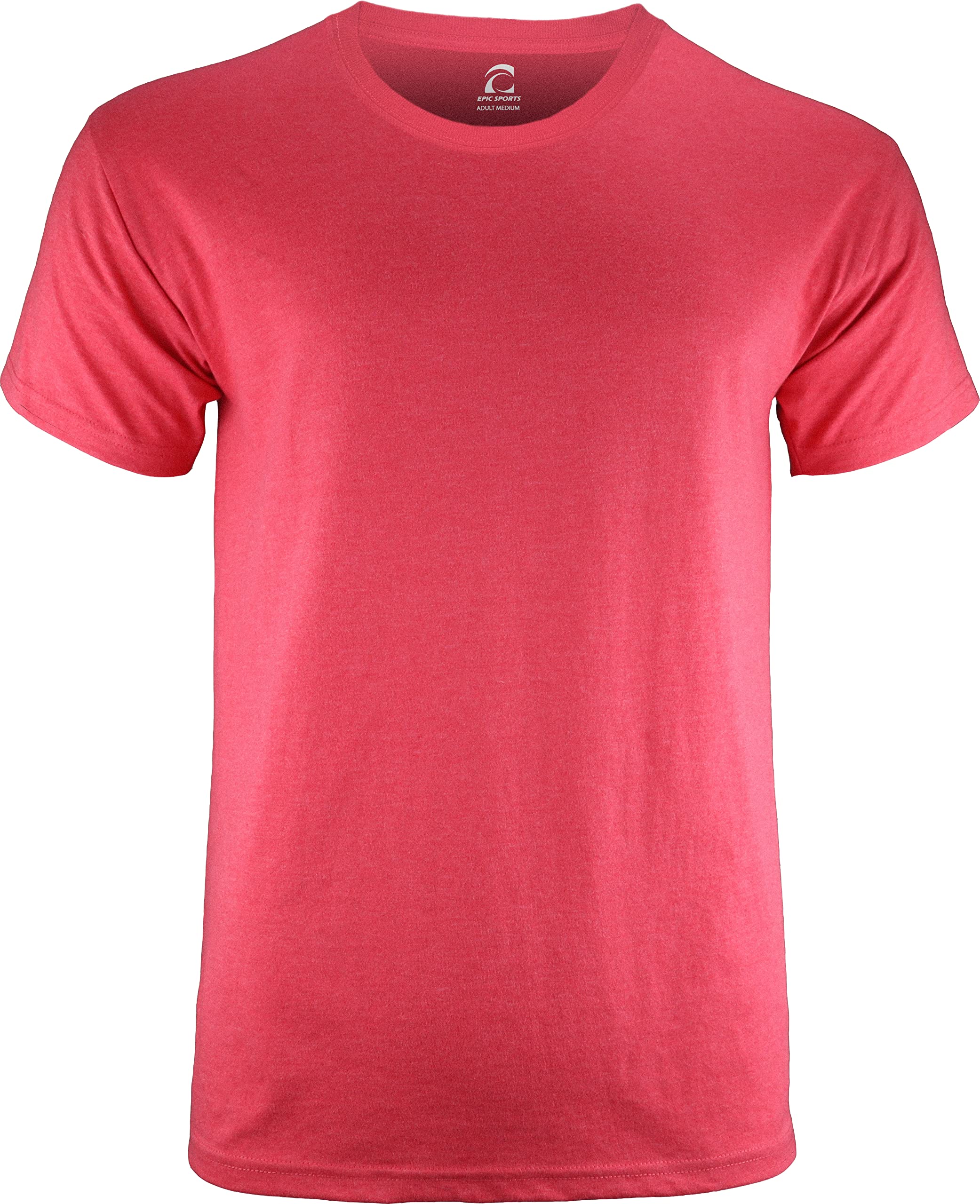 Epic Adult 5.6oz Heavyweight Cotton T-Shirt - Pre-Shrunk, Heather Blended Fabric - Perfect for Casual Wear, Gym & Everyday Comfort