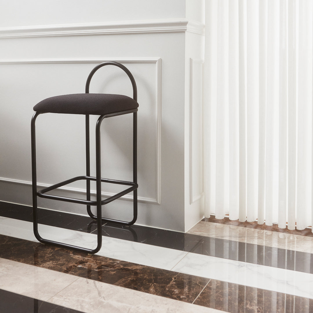 Angui Counter Height Bar Stool - Adjustable Swivel Kitchen Island Stool with Backrest for Dining, Bar, and Home Decor
