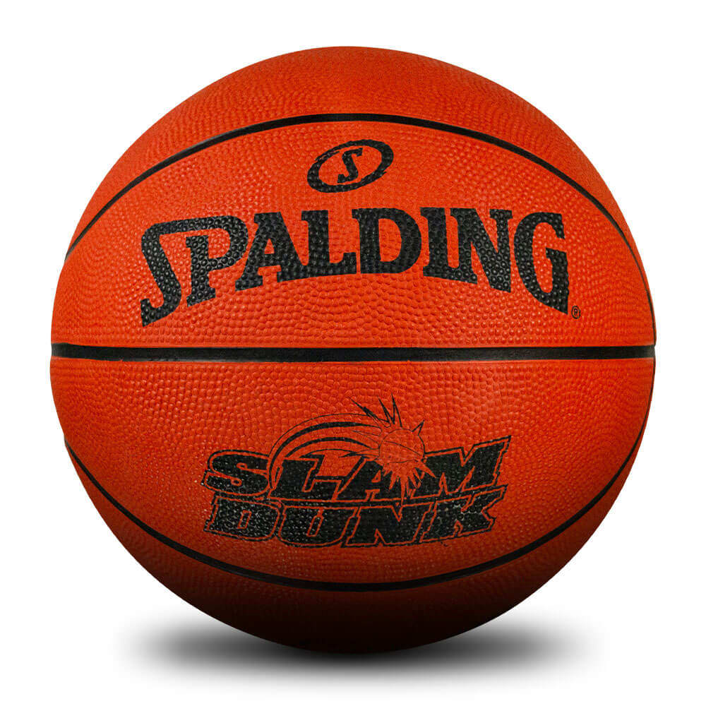 Spalding Slam Dunk Official Size 7 Basketball - Premium Indoor/Outdoor Game Ball for Men & Youth - Perfect for Training, Games, and Street Play