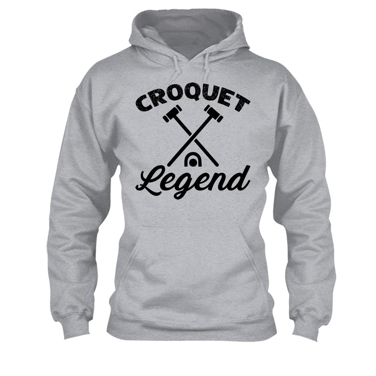 Big Grey Croquet Legend Shirt - Unisex Vintage Style Polo for Men & Women | Perfect for Outdoor Sports, Casual Wear & Croquet Tournaments