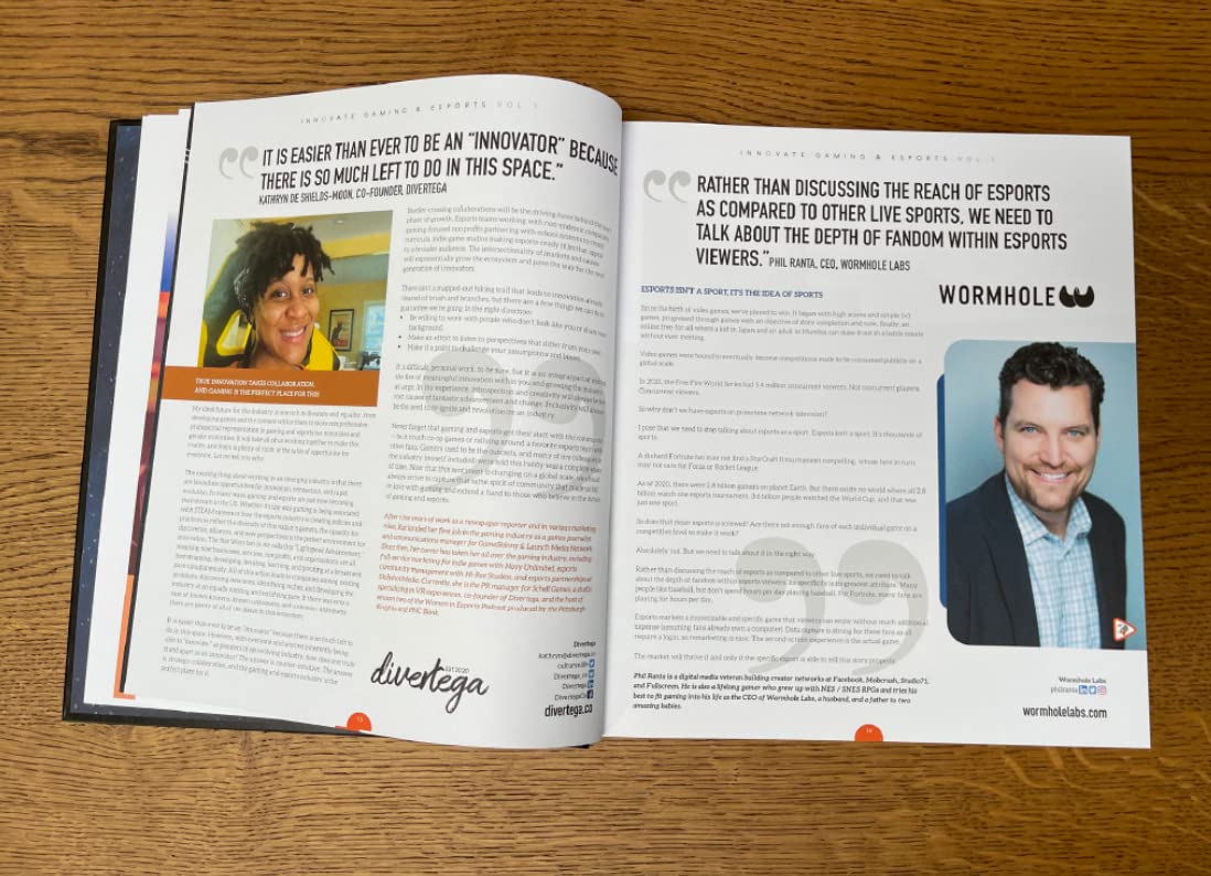 INNOVATE® Gaming & Esports Book - Explore Industry Leaders, Cutting-Edge Products & Services in Competitive Gaming Innovation | Perfect for Gamers, Developers & Esports Enthusiasts