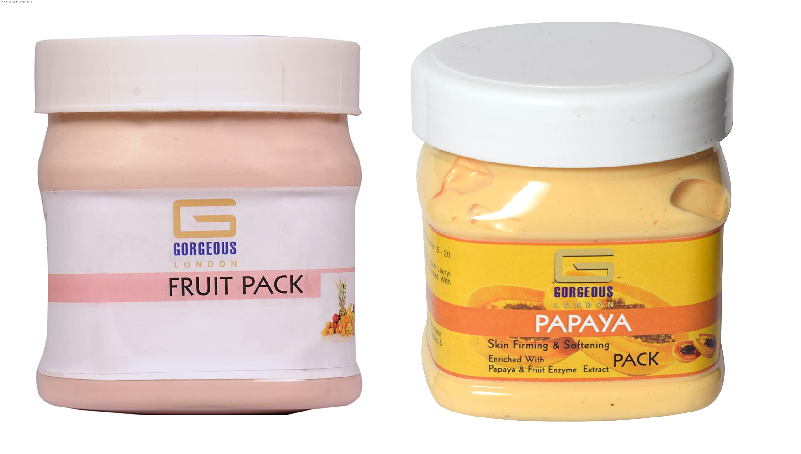 Premium London Fruit & Papaya Juice Combo Pack - 2 Bottles (450ml Each) | Refreshing Tropical Drink for Breakfast, Gym & Healthy Lifestyle