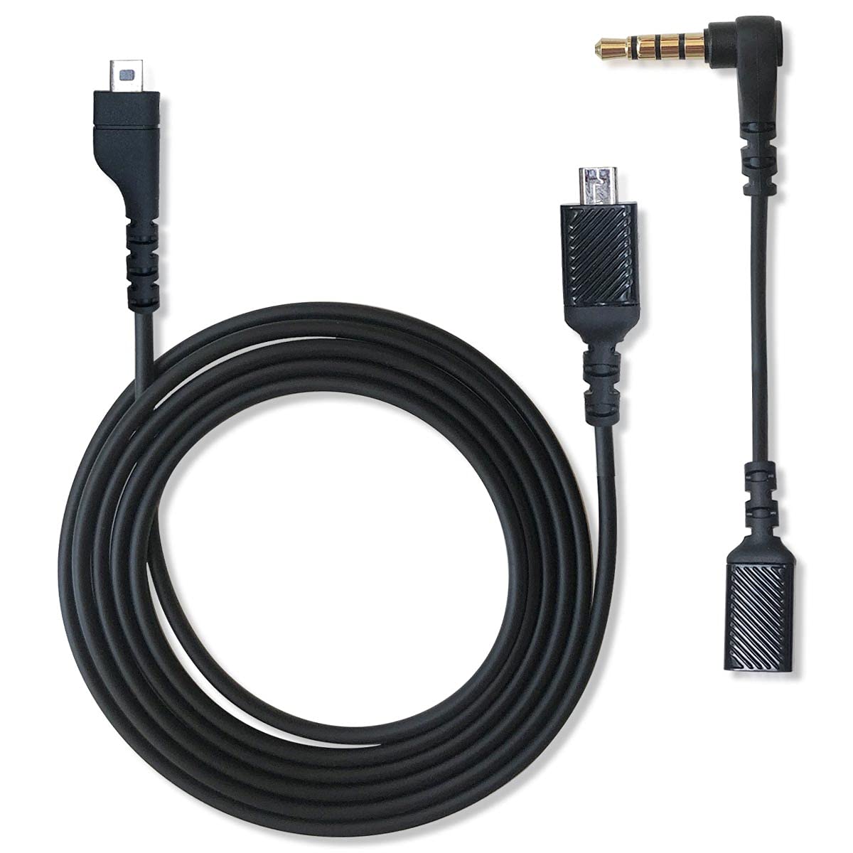 SteelSeries Arctis 3/5/7/Pro Wireless/Pro Gaming Headset Replacement Cable - 3.5mm Audio Cord Compatible with GameDAC (2-in-1, Black) | Perfect for Gaming, Streaming & PC Setup