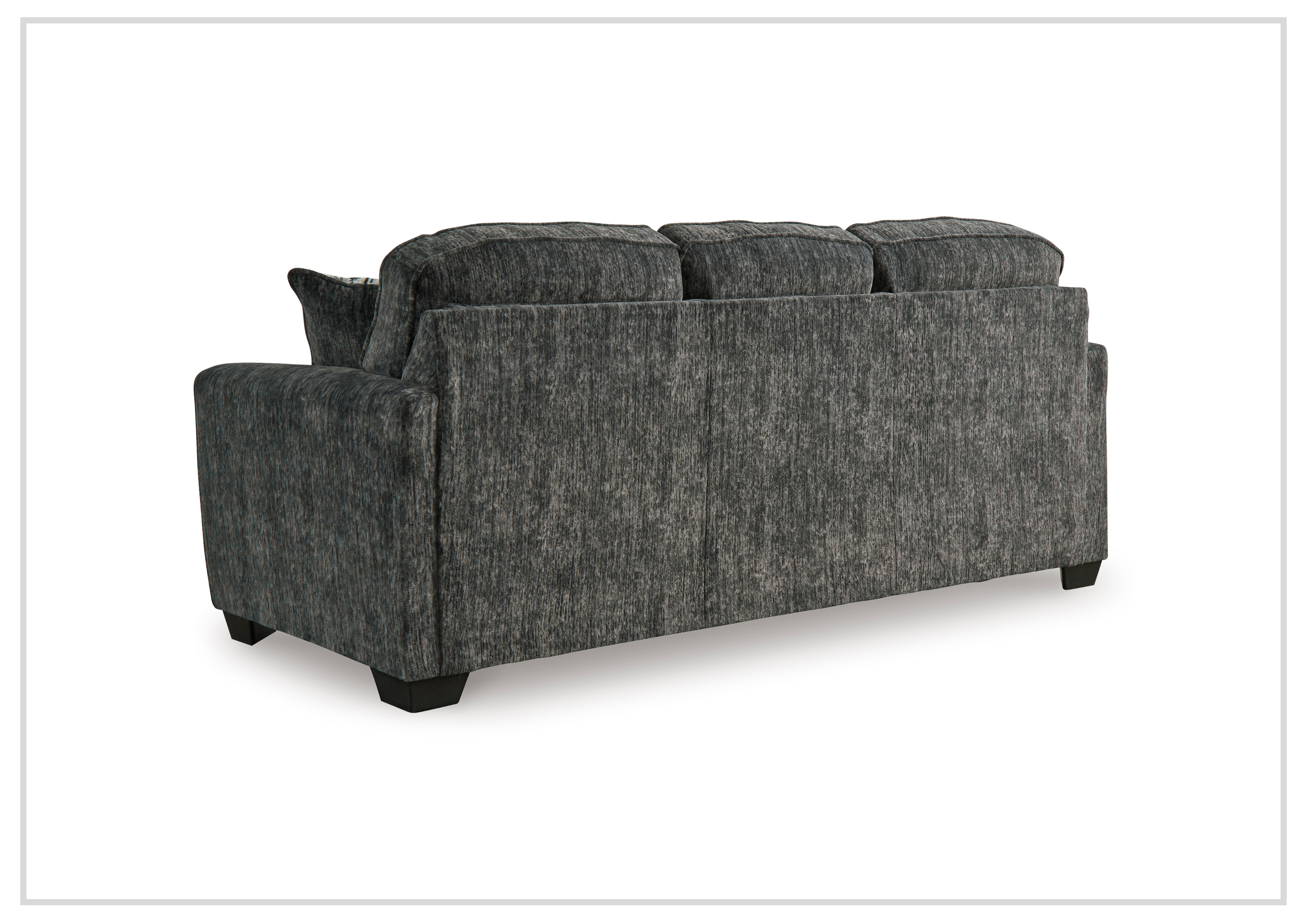 Gio Italia Lucino Fabric Sofa - Modern Gray Living Room Couch for Small Spaces, Apartments & Cozy Home Decor | Comfortable Sectional Sofa with Soft Fabric Upholstery | Perfect for Lounge, Family Room & Entertainment Areas