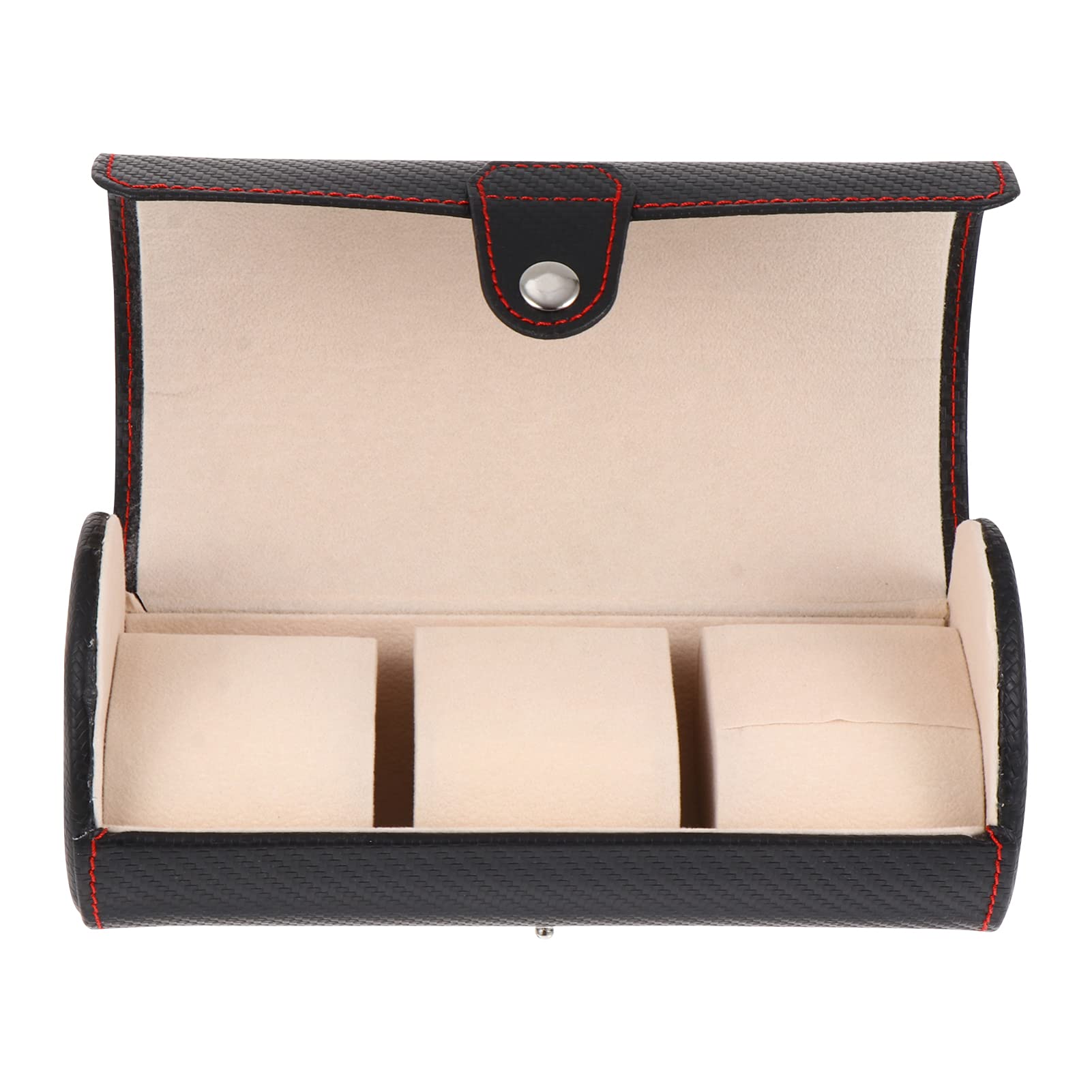 Hemobllo 3 Watch Box - Luxury Jewelry Organizer & Travel Watch Case with Clear Top - Perfect for Watch Collection, Gift Storage & Travel Accessories
