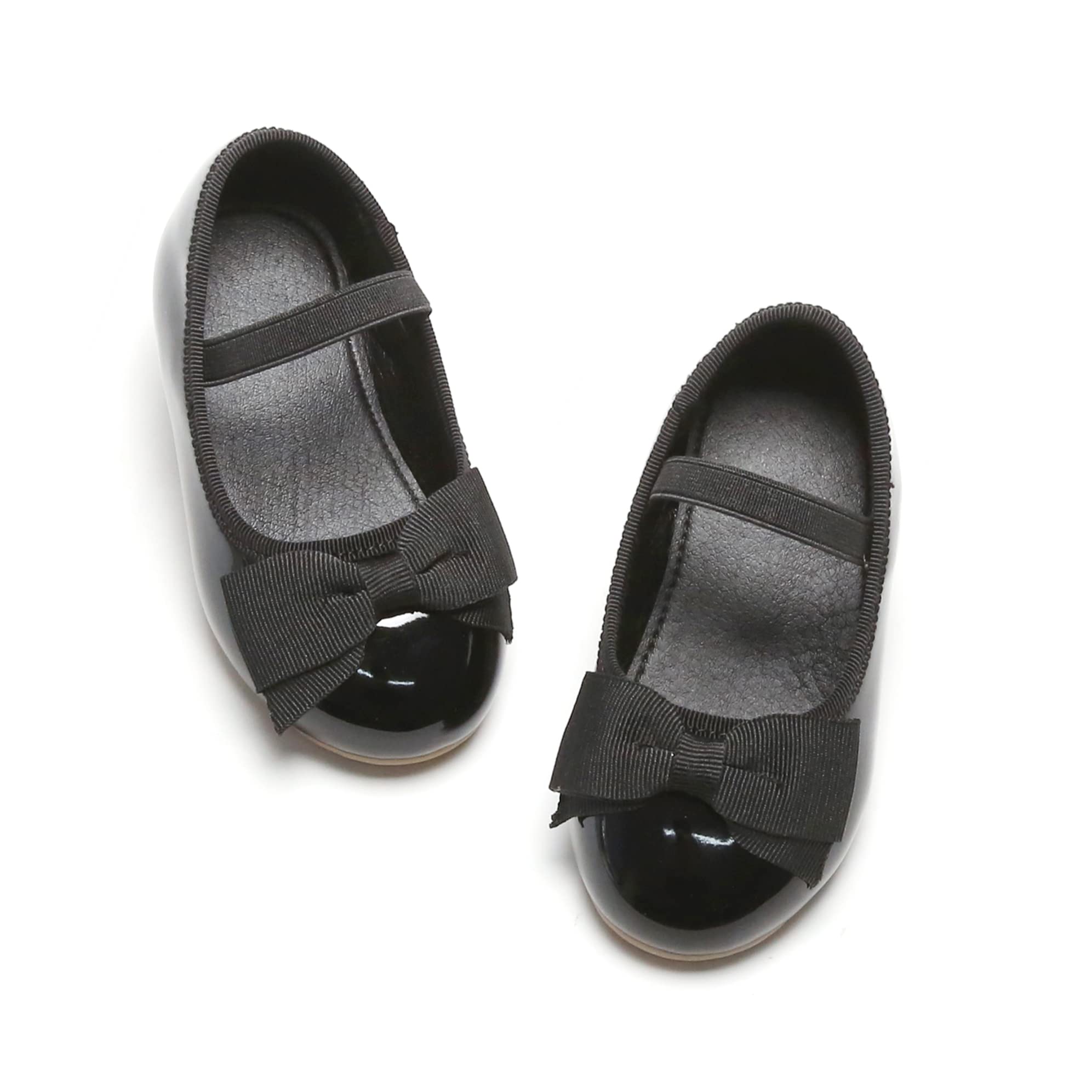 THEE BRON Toddler Girls Mary Jane Flats - Comfortable Ballet Dress Shoes for Little Girls | Perfect for Weddings, Parties & Special Occasions