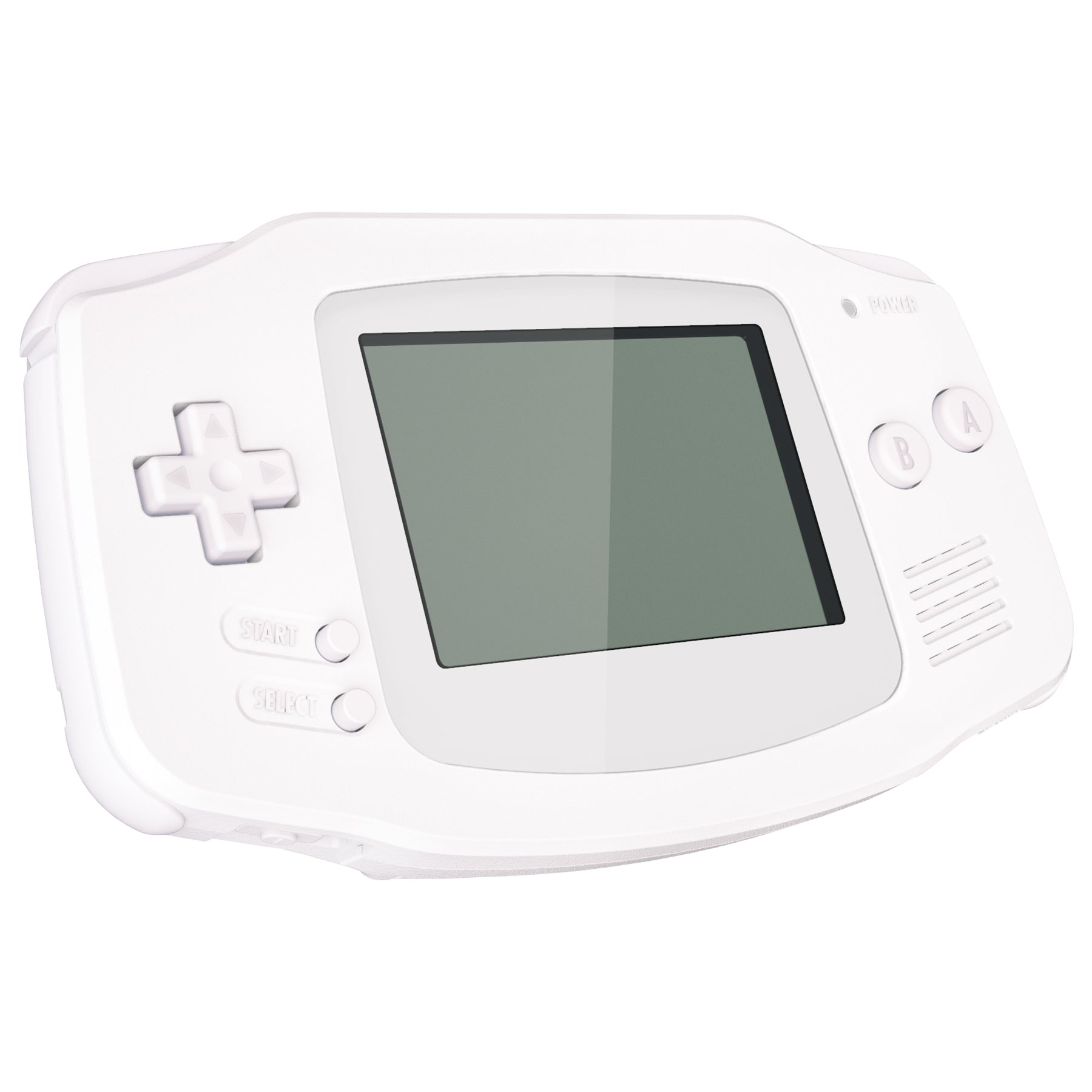 eXtremeRate IPS Ready Upgraded White GBA Replacement Shell Full Housing Cover with Buttons for Gameboy Advance - Compatible with Both IPS & Standard LCD Screens - Perfect for Console Modding & Retro Gaming (Console & IPS Screen Not Included) TAGP3014