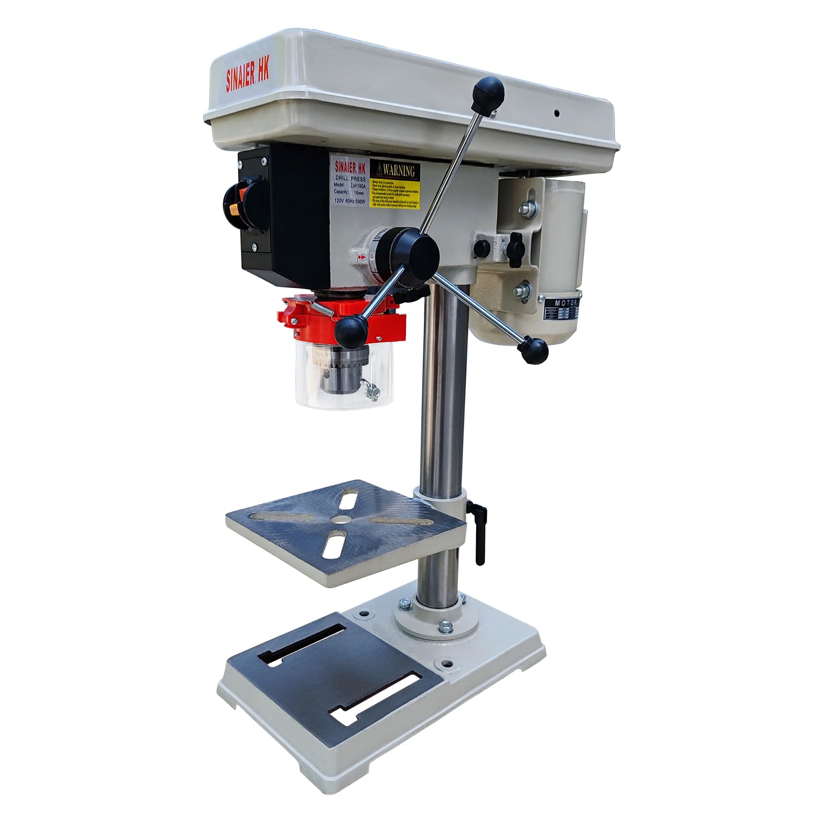 10 Inch 9-Speed Benchtop Drill Press - 4.2 Amp High-Performance Drill Machine with 0-45° Tilting Table for Wood & Metalworking | Perfect for DIY Projects, Home Workshops & Professional Carpentry
