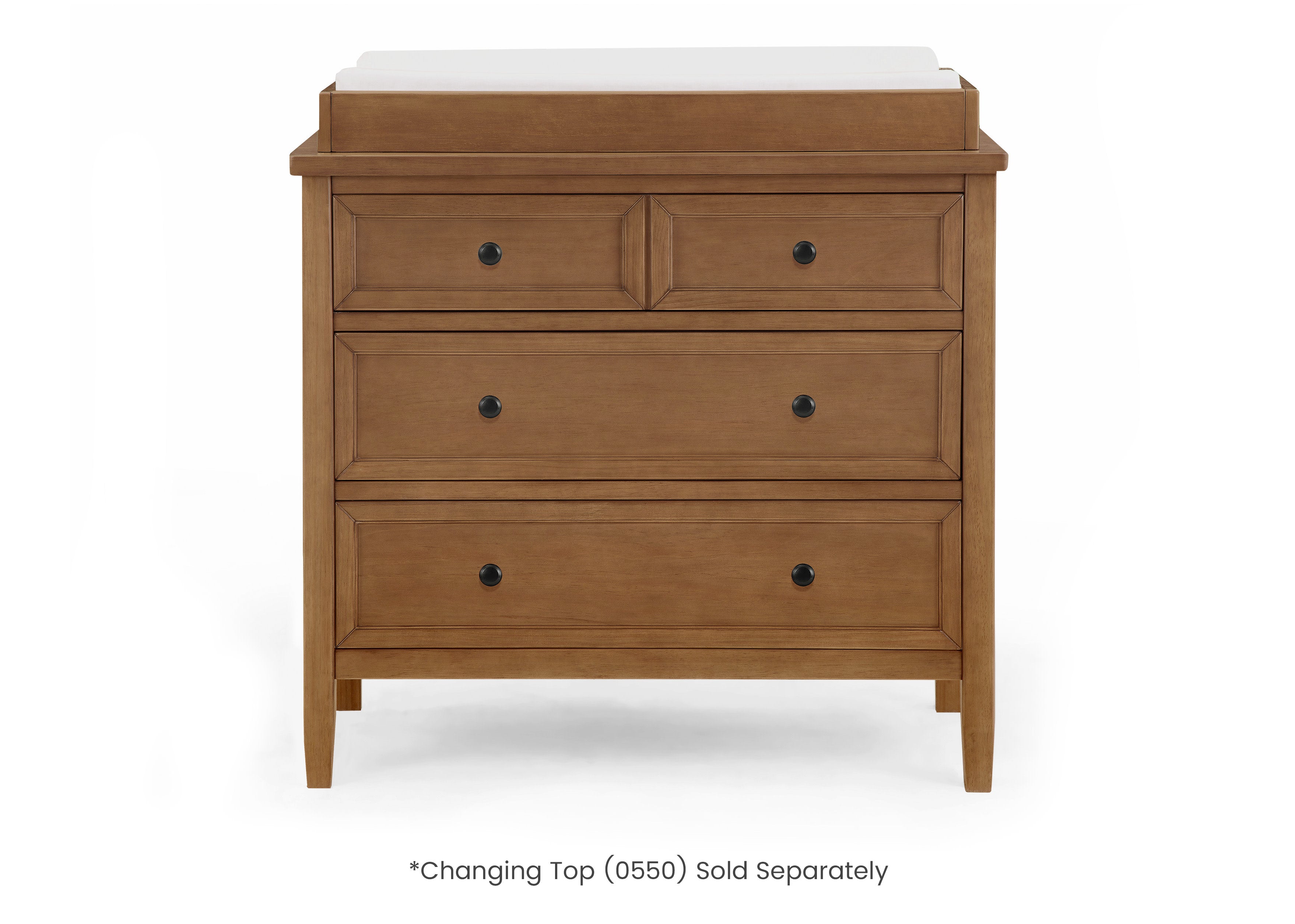 Epic 3-Drawer Wooden Dresser with Interlocking Drawers - Sturdy Bedroom Storage Organizer for Clothes, Linens & Accessories | Perfect for Master Bedroom, Guest Room or Dormitory