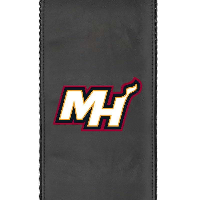 PhantomX Black Mesh Gaming Chair with Miami Heat Logo - Ergonomic Office Chair for PC Gaming, Streaming & Esports - Comfortable Racing Style Chair for Home & Work