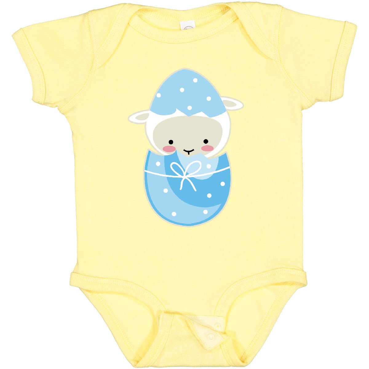 Inktastic Easter Baby Lamb Bodysuit - Cute Easter Outfits for Infants & Toddlers - Perfect for Easter Photos, Church & Family Gatherings