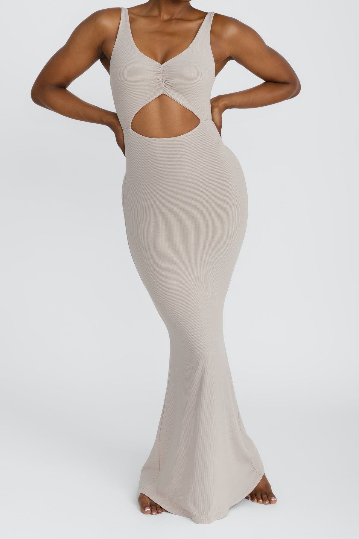 Reily Maxi Dress - Soft Cashmere Fabric for Women | Elegant Long Flowy Dress for Parties, Weddings & Special Occasions