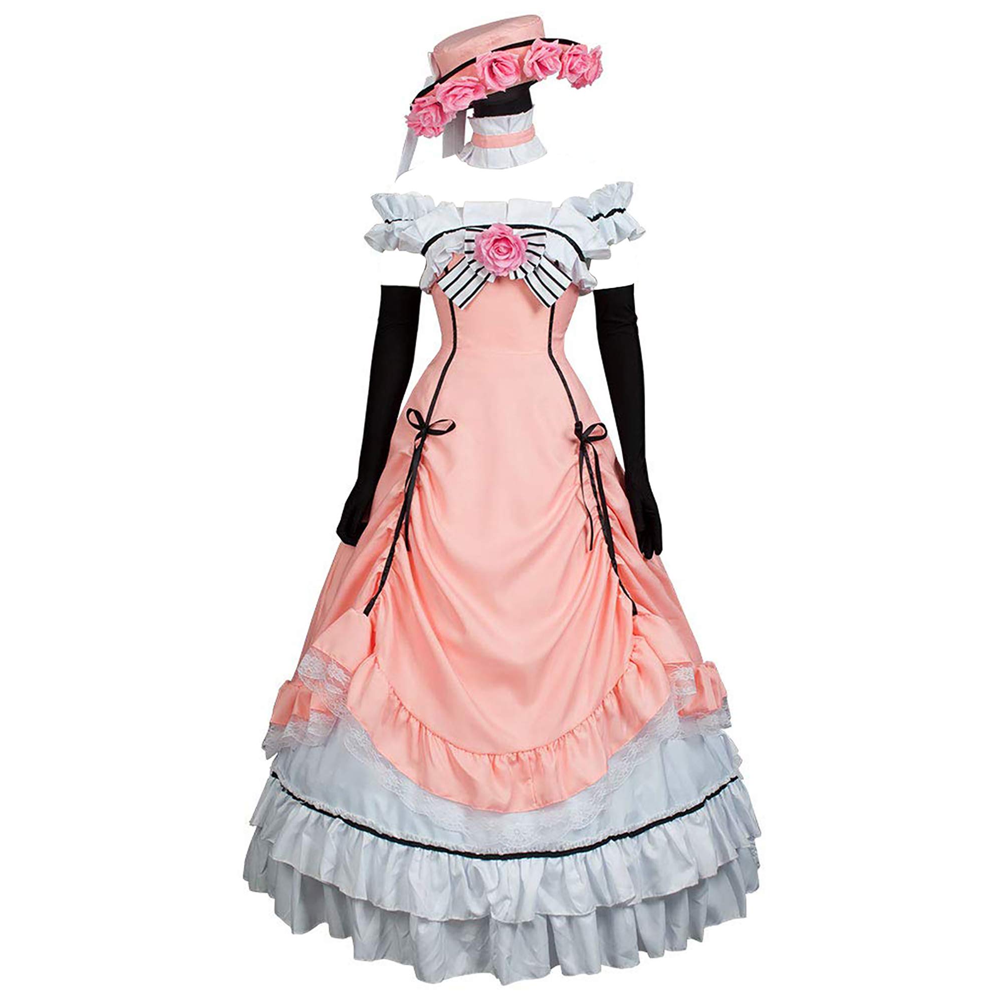 Black Butler Ciel Phantomhive Halloween Cosplay Costume - Anime Kuroshitsuji Dress for Halloween Parties & Anime Conventions