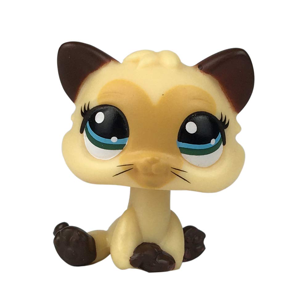 Custom-Made 1 Inch Mini Kitten Toy for Short Hair Cats - Yellow Heart Face Pet Kitty Collection #3573 | Perfect for Playtime, Training & Cat Enrichment Activities