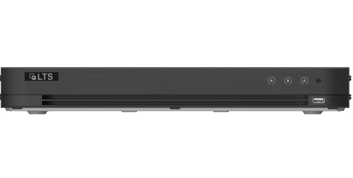 16 Channel 5-in-1 Pentabrid Security DVR Recorder - 8MP HD TVI/CVI/AHD/CVBS/IP Analog Surveillance System with H.265 Pro+ Compression, 4K HDMI Output (Hard Drive Not Included) - Ideal for Home Security, Business Monitoring & CCTV Surveillance
