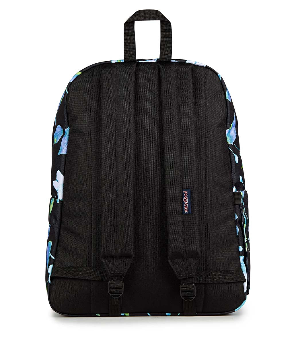JanSport SuperBreak Plus Backpack - Lightweight Laptop Backpack for School & Travel, Punk Petals Print, Durable & Water-Resistant - Perfect for College Students, Work Commute & Outdoor Adventures