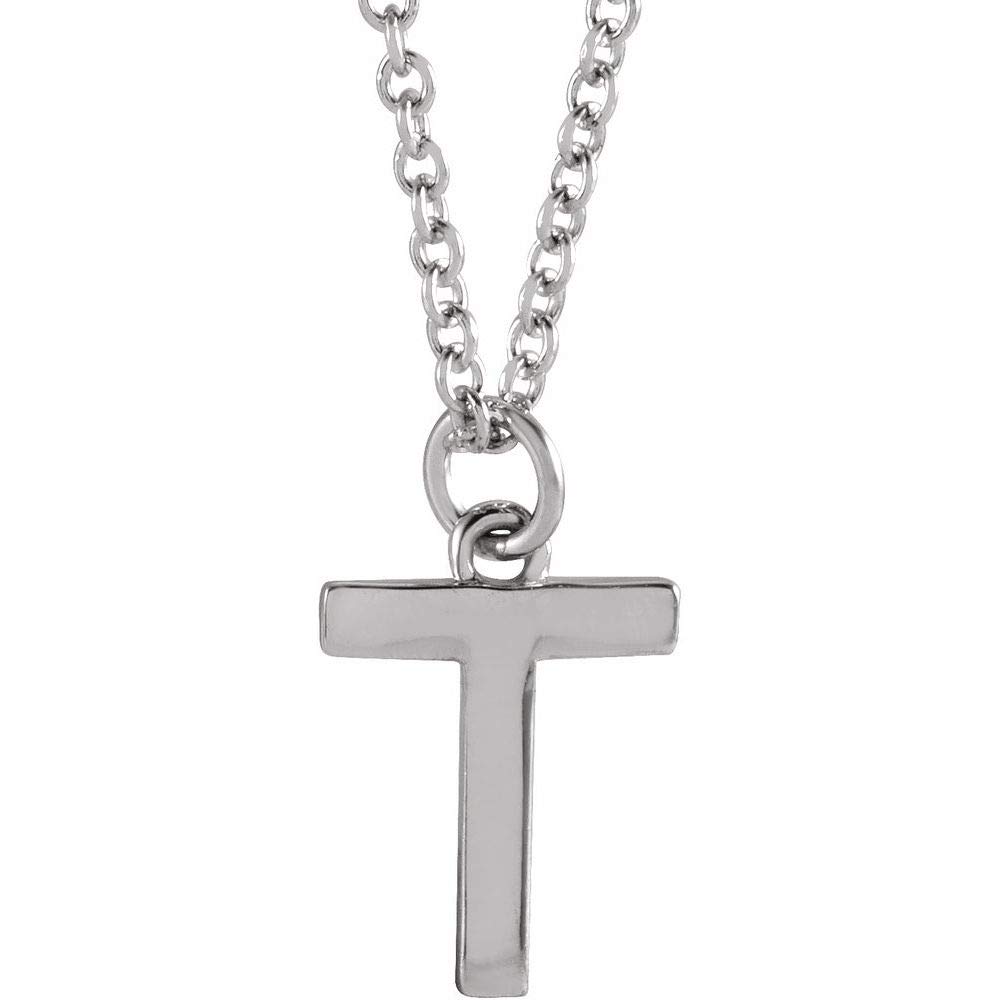 Alphabet Initial Letter Dangle Charm Pendant Necklace - 18 Inch Gold/Silver Personalized Jewelry Gift for Women - Perfect for Birthdays, Anniversaries & Everyday Wear