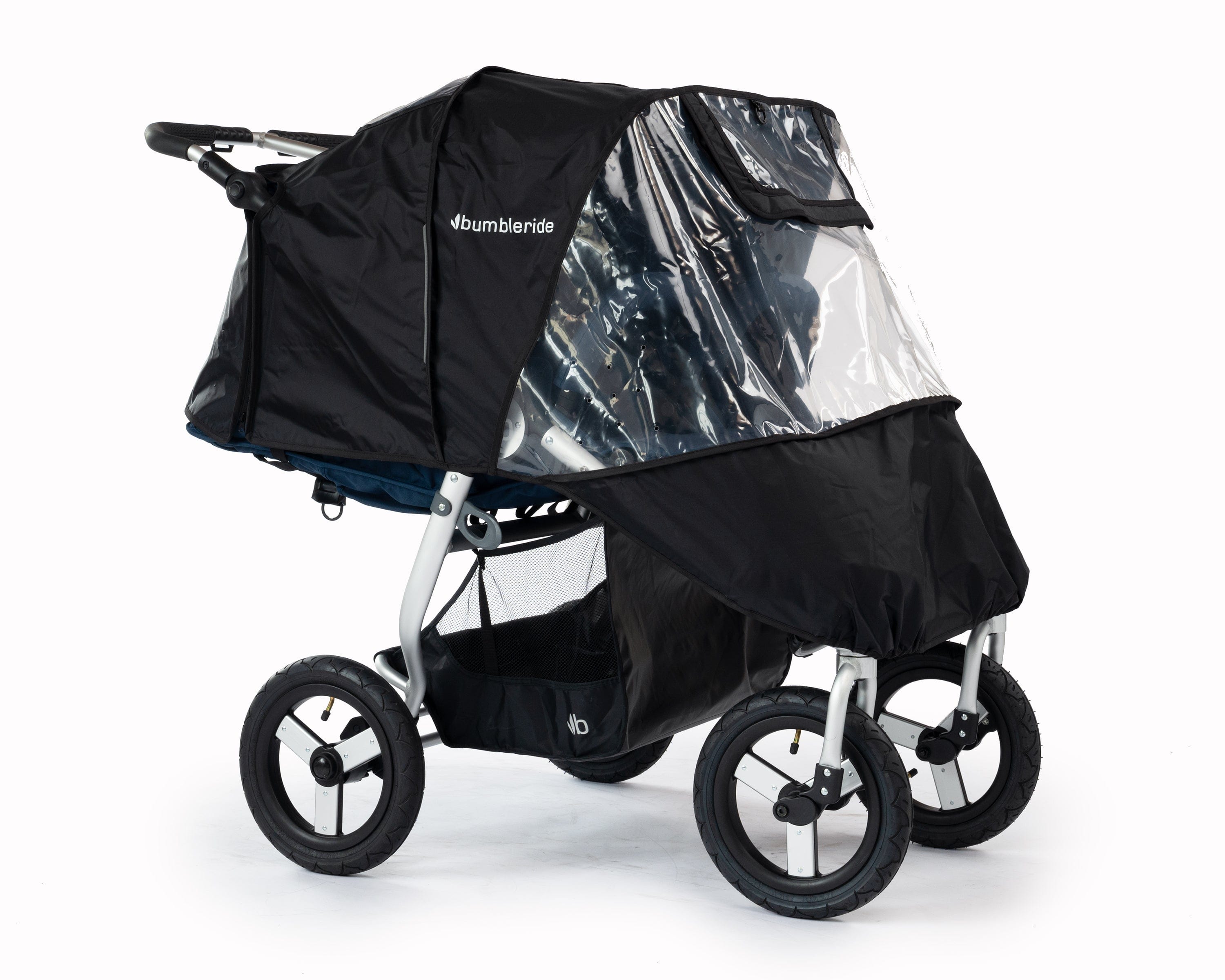 Bumbleride Indie Twin Stroller Rain Cover - Waterproof & Non-PVC for 2018-2020 Models - Perfect for Outdoor Walks and Rainy Day Protection