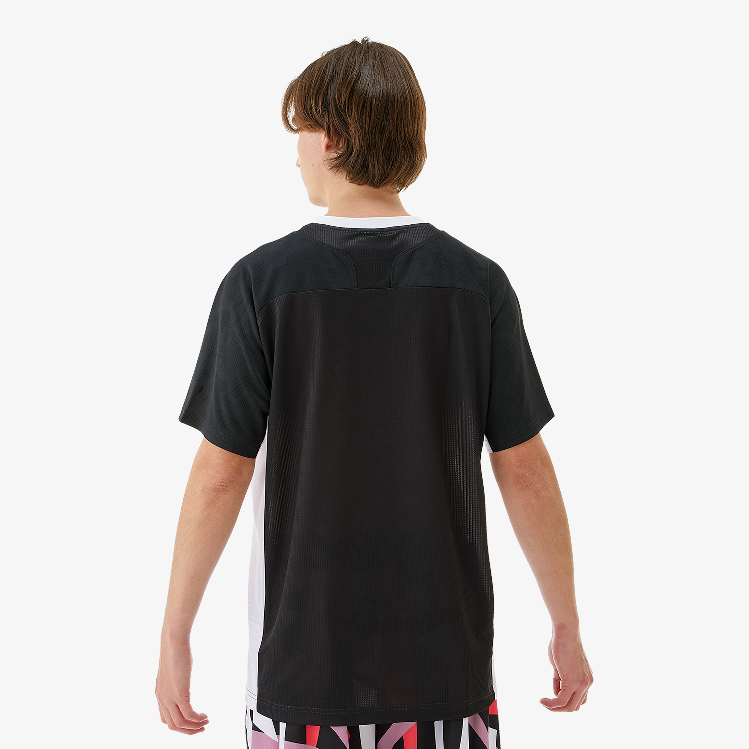 Yonex Men's Crew Neck Performance Shirt 10634 - Black - Breathable & Moisture-Wicking for Tennis, Golf & Casual Wear