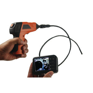 Flex Bore™ 9mm Small Diameter Videoborescope Inspection System with HD Camera - Perfect for Automotive, HVAC, Plumbing & Industrial Maintenance