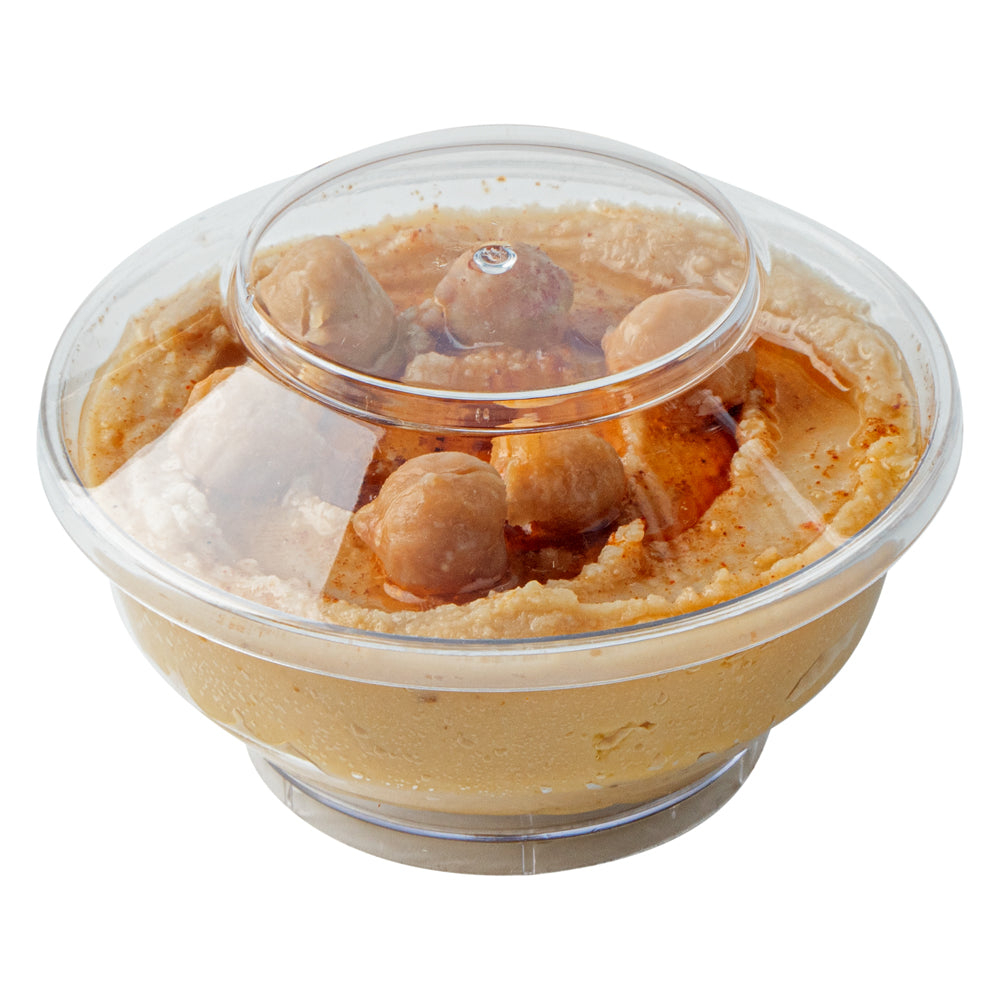 4 oz Round Clear Plastic Deli Containers with Lids - 3.25