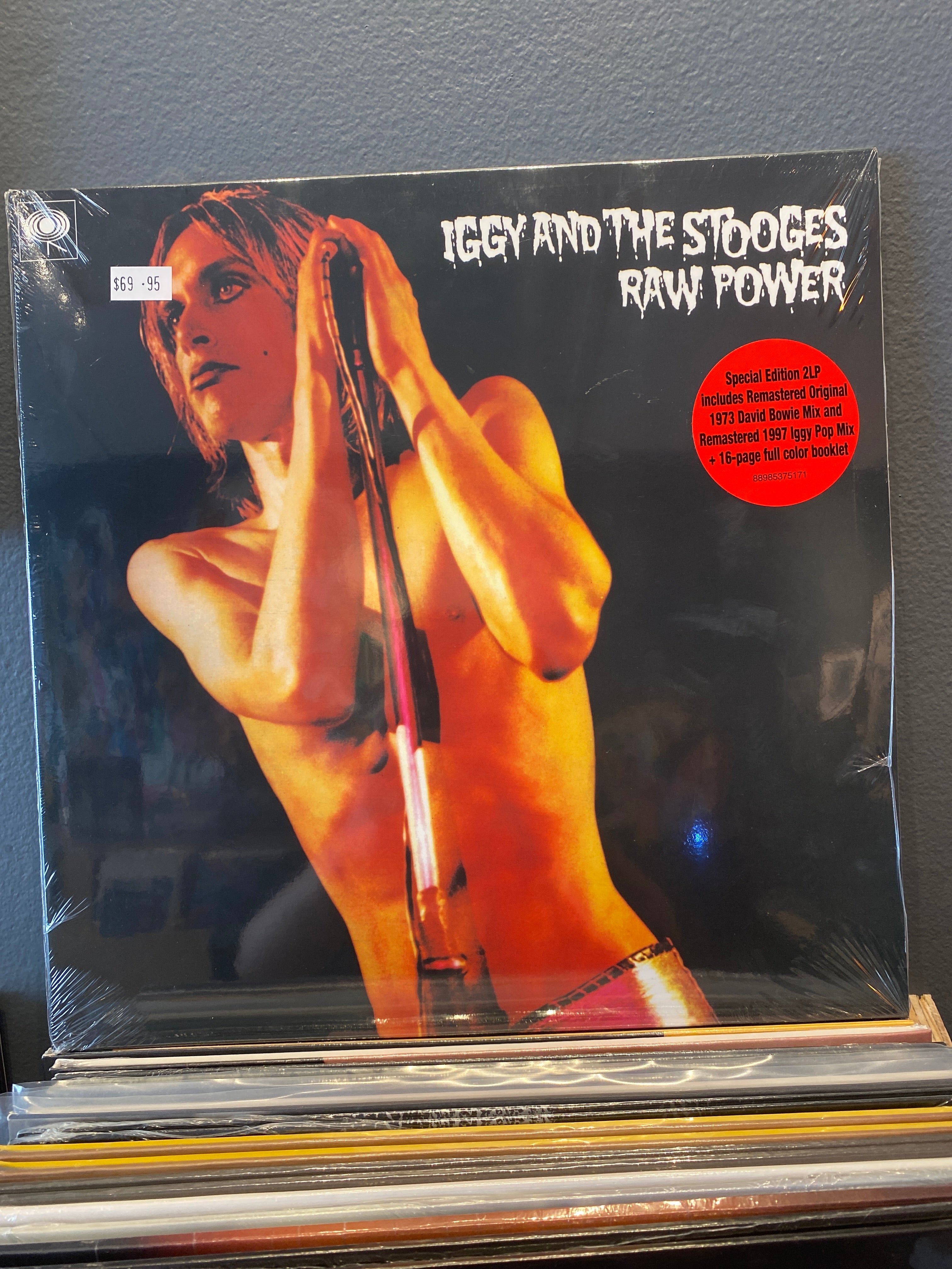 Iggy & the Stooges Raw Power Vinyl LP Record - Classic Punk Rock Album for Music Collectors & Audiophiles - Perfect for Home Listening & Vinyl Enthusiasts