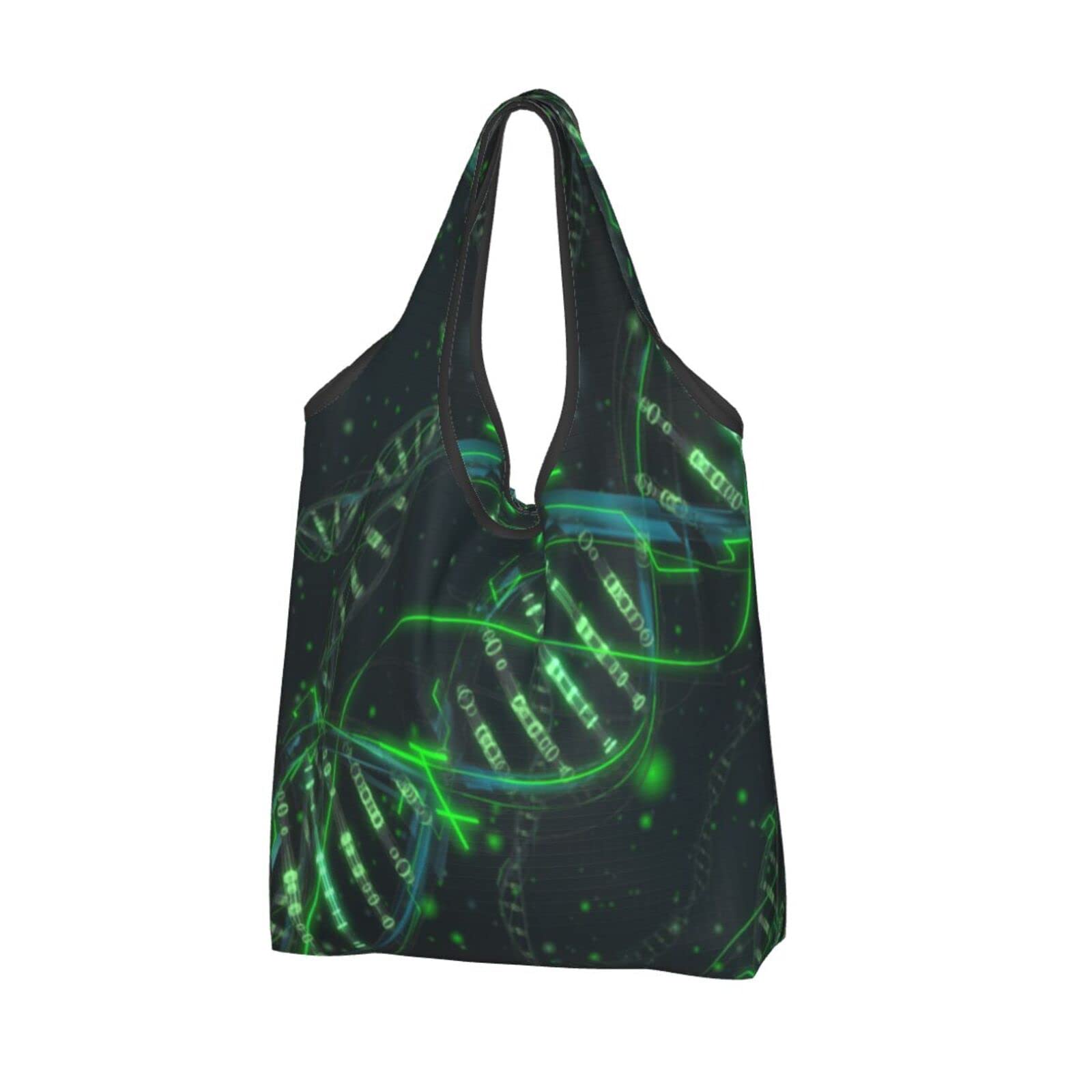 Eco-Friendly Reusable Grocery Bags - Washable Foldable Shopping Totes with Storage Pouch (Set of 5) - Perfect for Grocery Shopping, Farmers Market & Sustainable Lifestyle