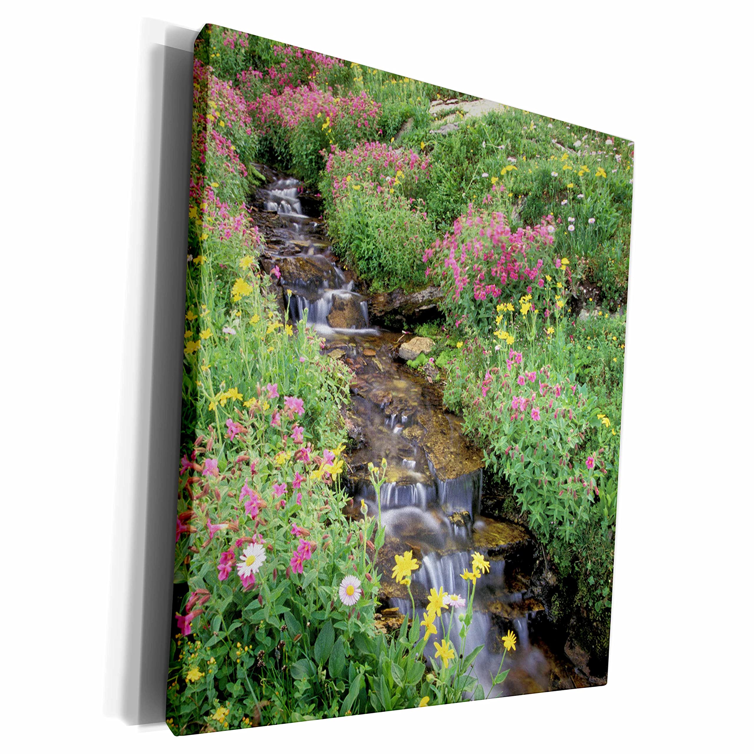 3D Rose Museum Grade Canvas Wrap - High-Quality Multicolor Art Print for Home & Office Decor | Perfect for Living Room, Bedroom, or Gallery Wall Display