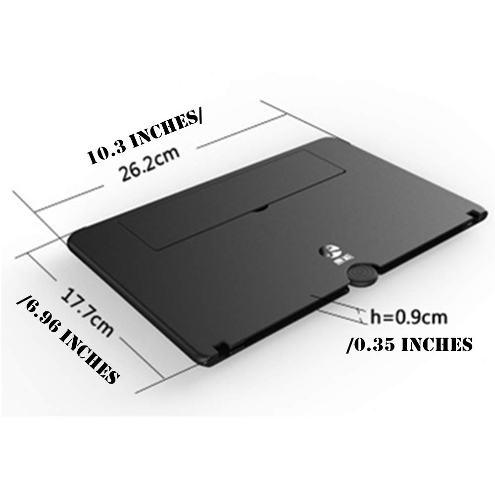 Boolian 3D HD Screen Magnifier for Smartphones - Portable Phone Projector & Movie Video Amplifier with Adjustable Stand (Black) | Perfect for Home Entertainment, Bedside Viewing & Travel