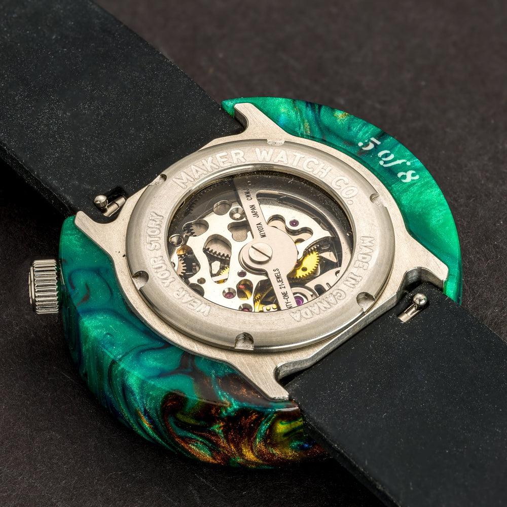 Maker Watch Inc × @micahfinds Revival Copper Patina Watch - Stylish Vintage-Inspired Timepiece for Men & Women | Perfect for Casual Wear, Office & Special Occasions