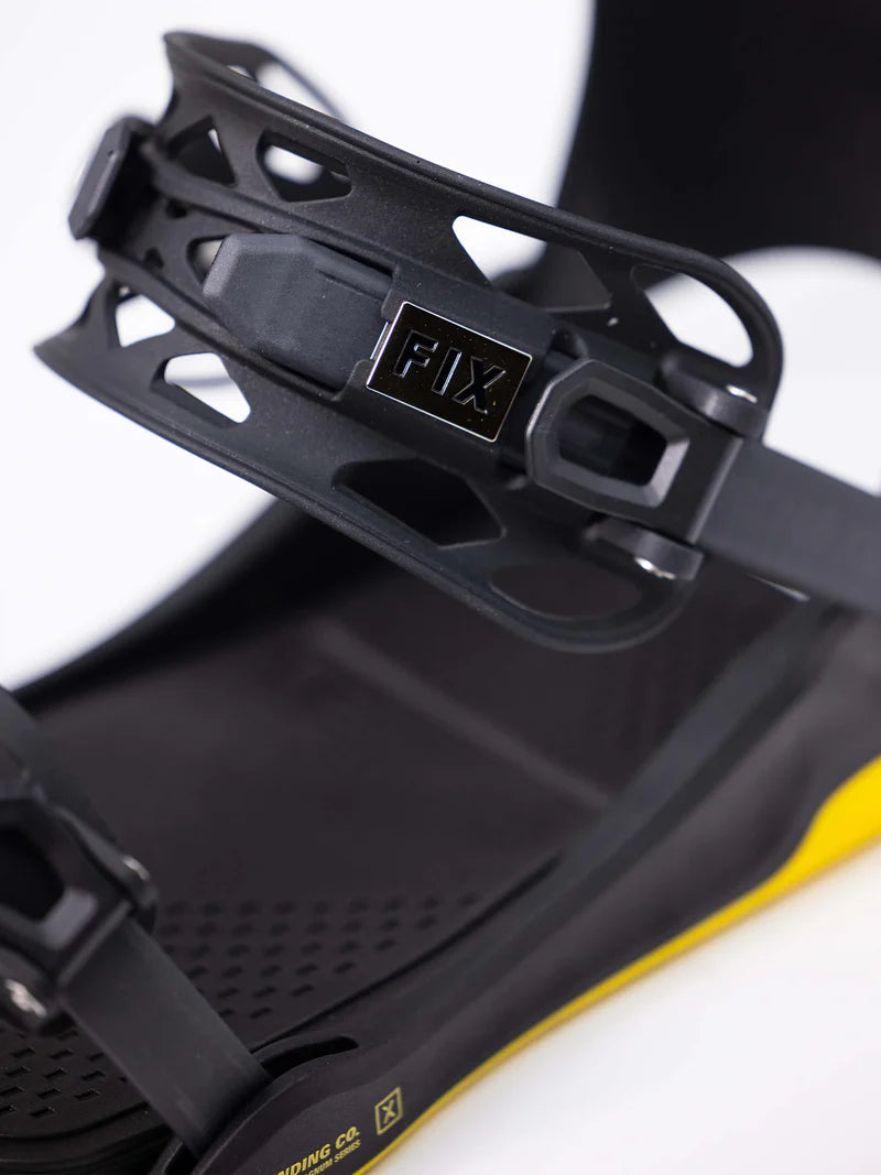 Fix Magnum Snowboard Bindings 2024 - High-Performance Snowboard Bindings for All-Mountain & Freestyle Riding - Perfect for Powder, Park & Backcountry Adventures