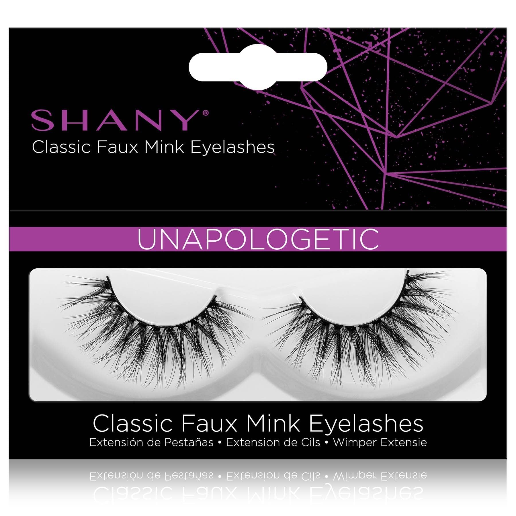 SHANY Classic Faux Mink Eyelashes - 3D Reusable Fluffy Soft Strip Lashes for Medium Volume - Cruelty-Free & Hypoallergenic - Perfect for Weddings, Parties & Daily Wear