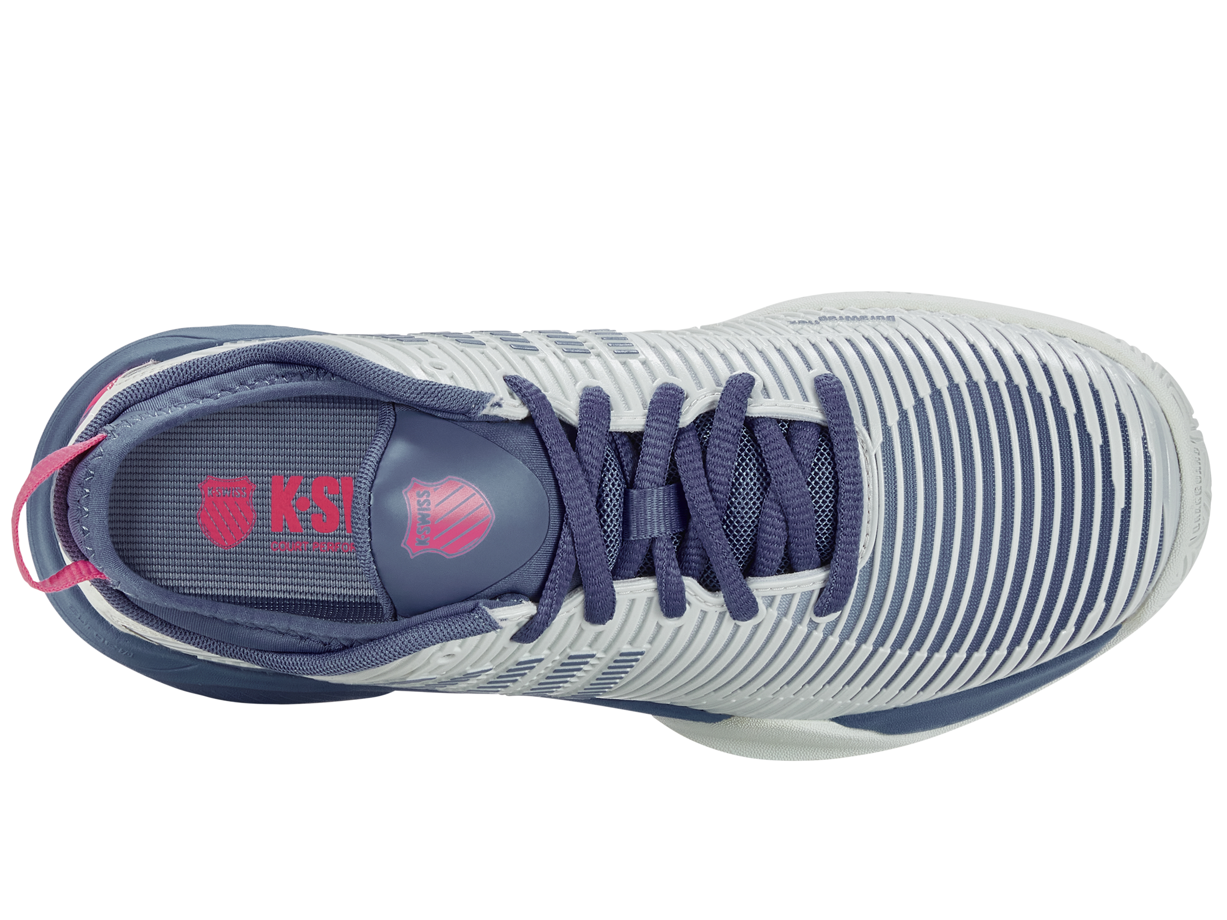 Hypercourt Supreme Basketball Shoes - Blue Blush/Infinity/Carmine Rose | High-Performance Court Sneakers for Men & Women | Perfect for Indoor & Outdoor Basketball Games, Training, and Casual Wear
