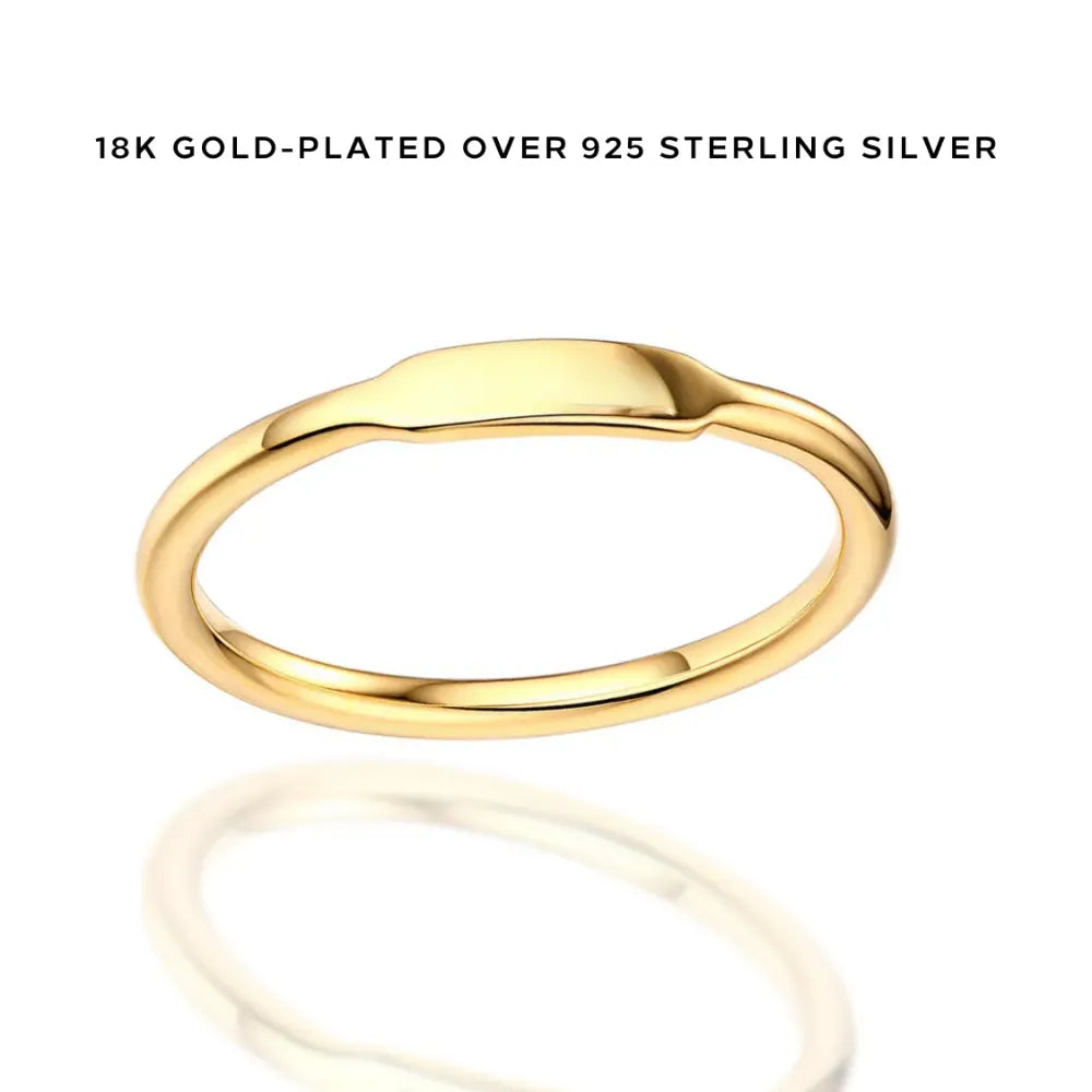 Personalized Engraved Thin Band Ring for Women & Men - Custom Name & Date - $45.00 - Perfect for Anniversaries, Weddings & Gifts