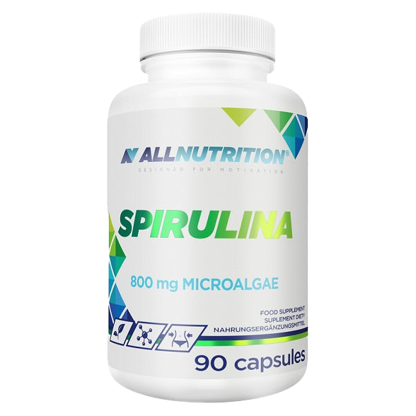Allnutrition Spirulina 800mg - 90 Capsules | Premium Organic Superfood Supplement for Energy, Detox & Immune Support | Perfect for Athletes, Fitness Enthusiasts & Healthy Lifestyle