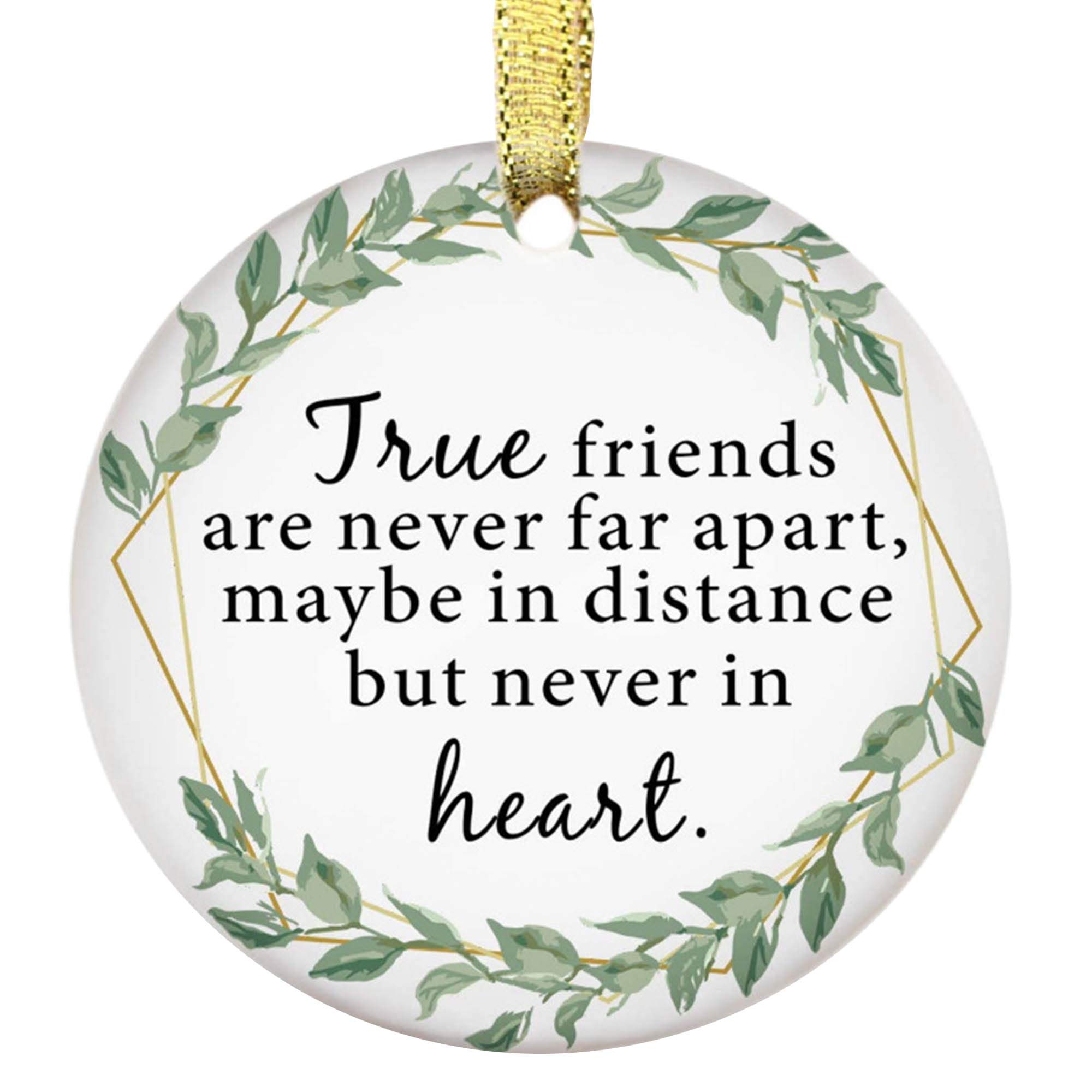 Nymerianoble Friendship Gifts for Women - Inspirational Best Friend Birthday Present for Soul Sister - Christmas Ornament Keepsake - Perfect for Sisterhood Celebrations, Galentine's Day & Female Bonding Moments