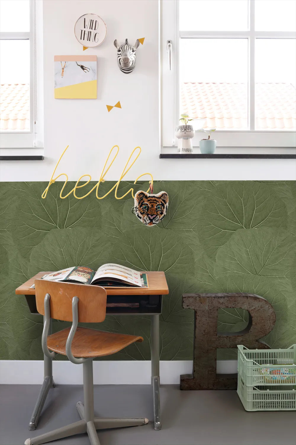 Jungle Fever Lush Harmony - Exotic Tropical Home Decor for Boho & Jungle Theme Rooms | Perfect for Living Room, Bedroom, or Office Decor