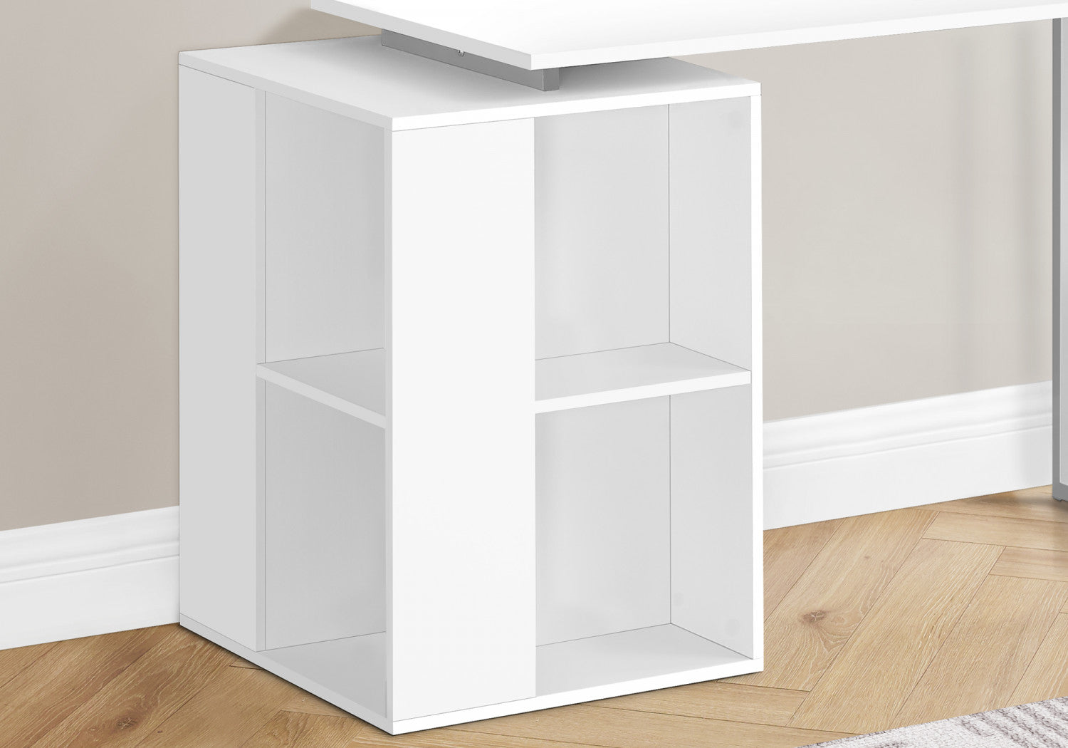 Arken White Modern Office Desk - Sleek & Stylish Home Office Furniture for Work & Study | Perfect for Small Spaces & Remote Work