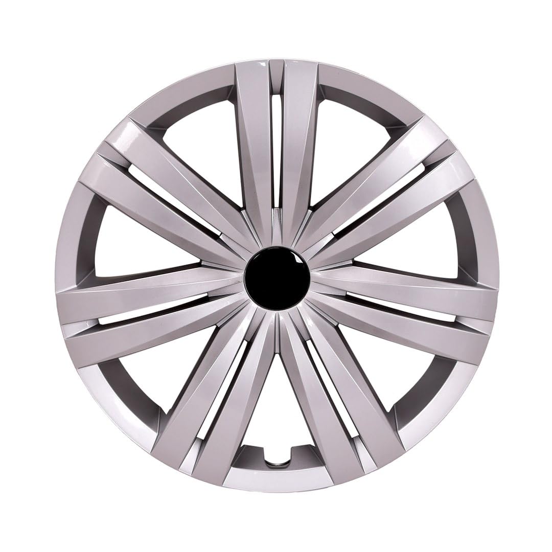 Coast To Coast International 54616S Silver Wheel Cover Accessories - Compatible with 2015-2017 Volkswagen Jetta S Model | Enhance Your Car's Style & Protection for Daily Commute & Road Trips
