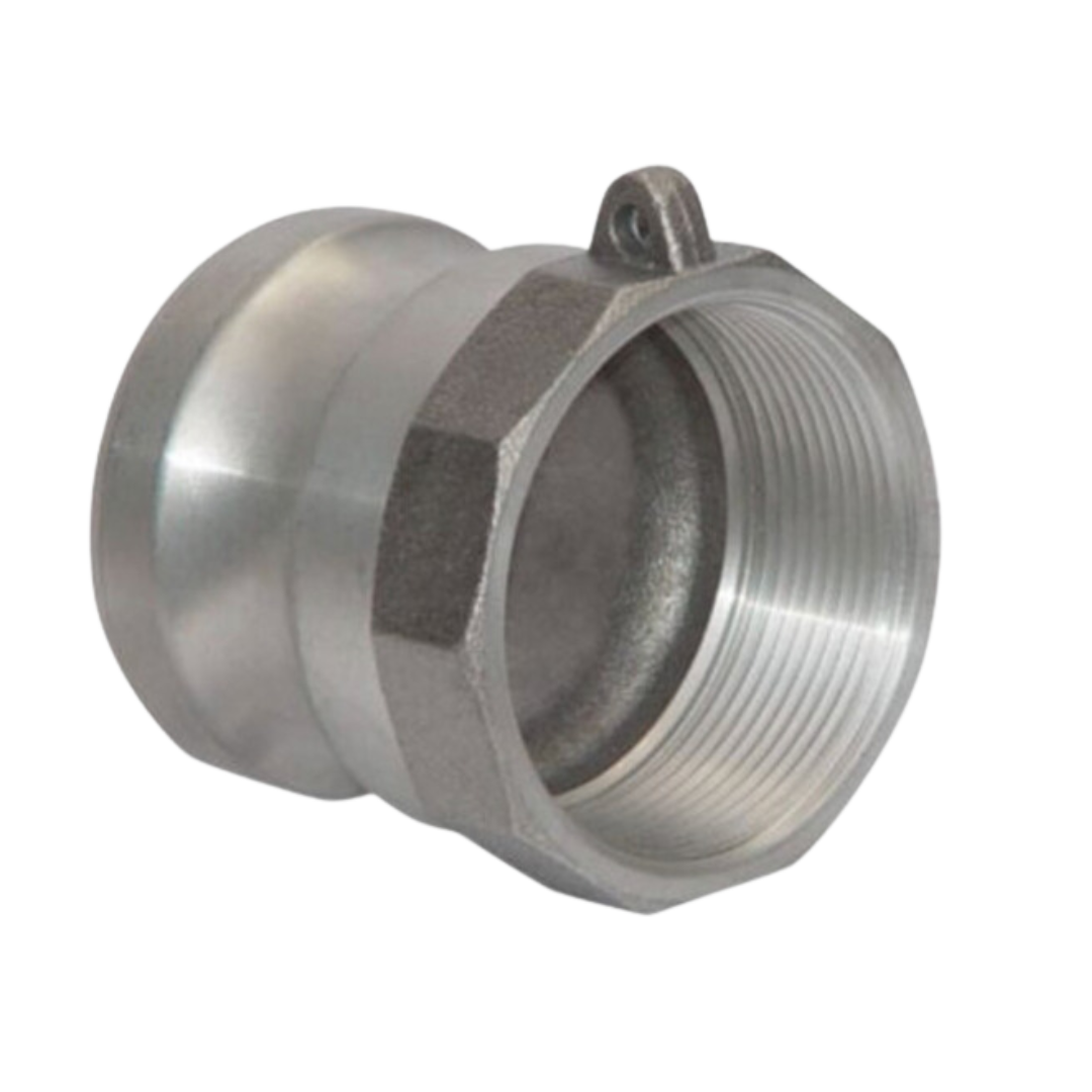 Aluminum Camlock Fittings - Male Grooved Adaptor with Female Pipe Thread Type A (25mm & 76mm) - Ideal for Industrial Water Transfer, Agricultural Irrigation & Firefighting Applications