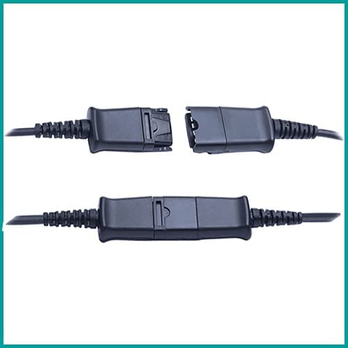 RJ9 NC Mono Office Phone Headset - Compatible with Aastra, Nortel, Digium, Polycom, ShoreTel, NEC & AltiGen Phones - Includes 3.5mm Adapter - Noise Cancelling for Clear Calls - Perfect for Home Office, Call Centers & Business Communications