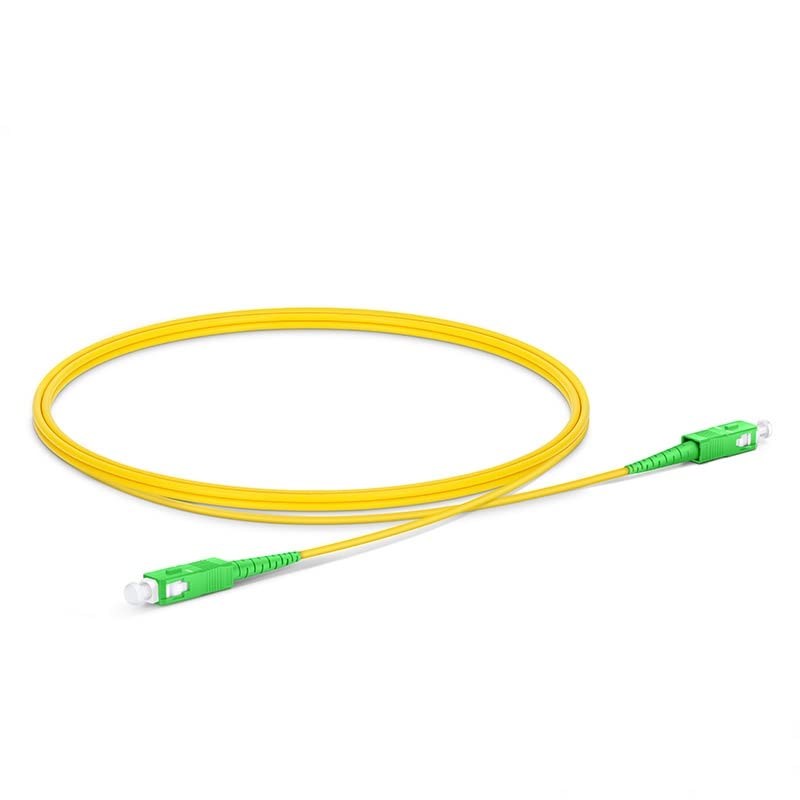NEXTIK Simplex Single Mode SC to SC Fiber Optic Patch Cable 9/125μm Jumper Cable - 10Meter (1 Pack) | Compatible with FSMS SC/APC-SC/APC | Perfect for Data Centers, Telecom Networks & High-Speed Internet Connections